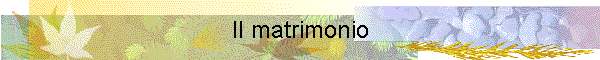Il matrimonio